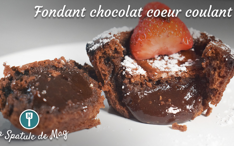 Recette Fondant Au Chocolat Au Coeur Coulant Mi Cuit Economique Et Express Cuisine Etudiant
