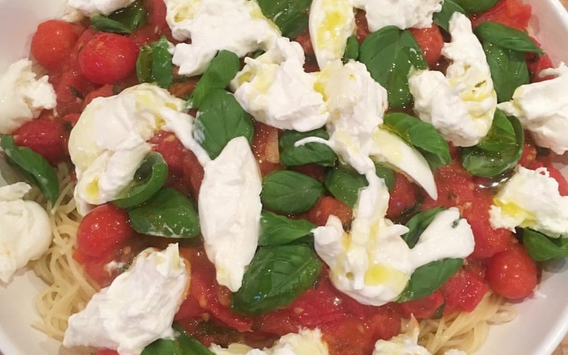 Recette pâtes à la burrata économique et simple > Cuisine Étudiant