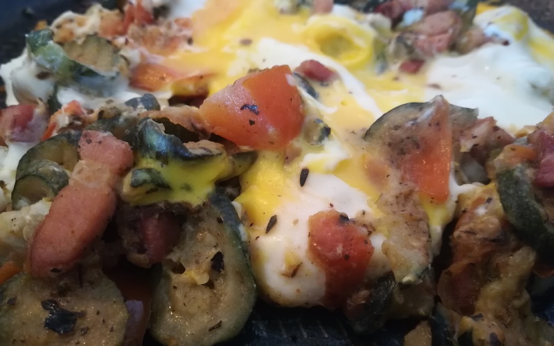 Recette tomates courgettes oeufs rapide facile | Cuisine Etudiant