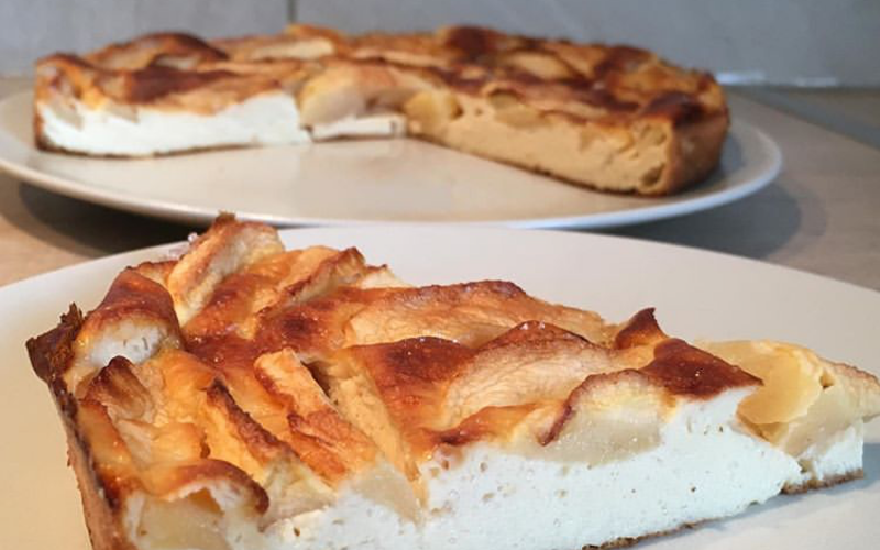 Recette Gateau De Fromage Blanc Aux Pommes N 2 Pas Chere Et Simple Cuisine Etudiant