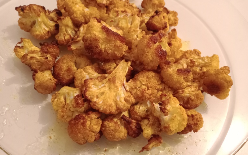 Recette Chou Fleur Roti Au Curry Pas Chere Et Rapide Cuisine Etudiant