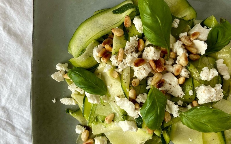 Salade de courgettes et feta - Les Recette de A à Z