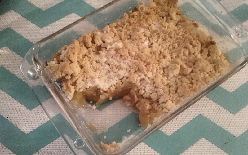 Recette crumble aux pommes (four ou microonde) facile Cuisine Etudiant