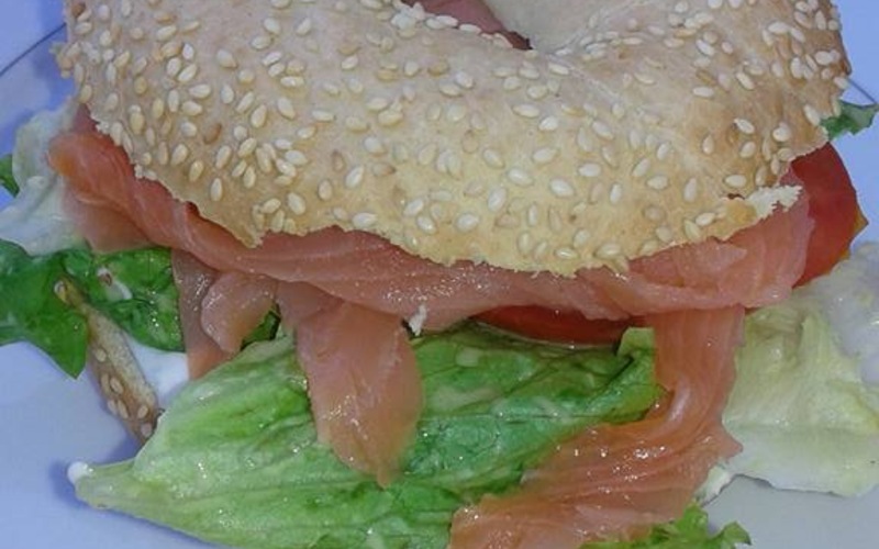 Recette Bagel au saumon pas chère et express > Cuisine Étudiant