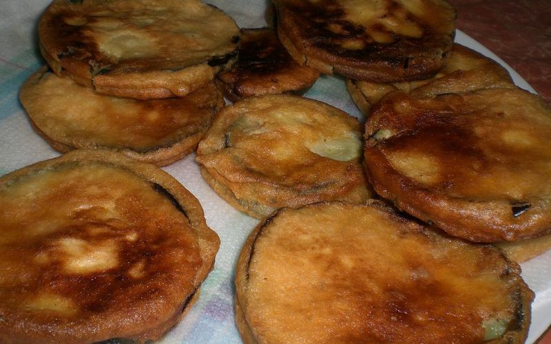 Recette Beignets d'aubergines économique et simple > Cuisine Étudiant