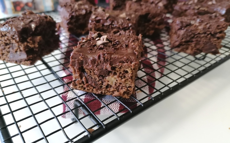 Carres Moelleux Chocolat Bananes Les Recette De A A Z